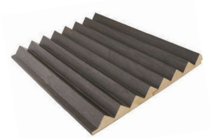 MDF Legno Series 18 mm Louvers/Panels | 9 Ft x 4.7 inch | 163 D Bog Oak| Image 1